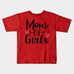 Mom of Girls Kids T-Shirt